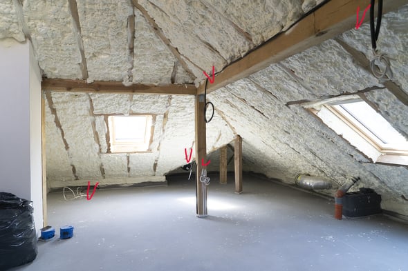 bigstock-Roof-Insulation-In-Attic-With--469350977